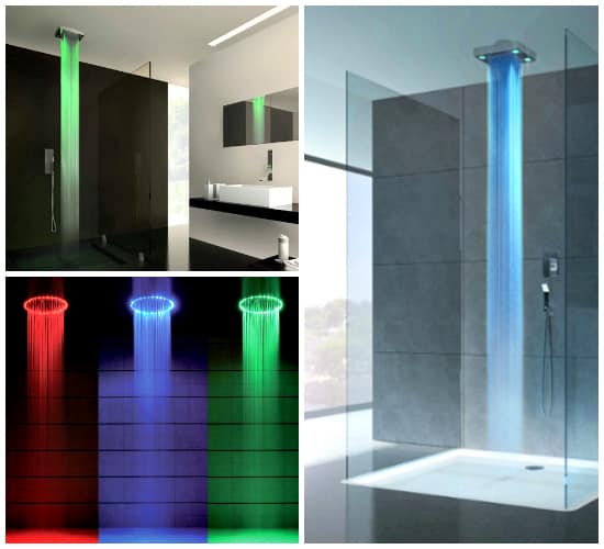 LED shower head