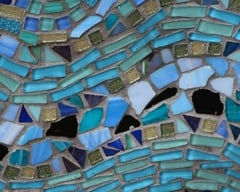 feature wall mosaic