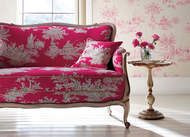 pink couch