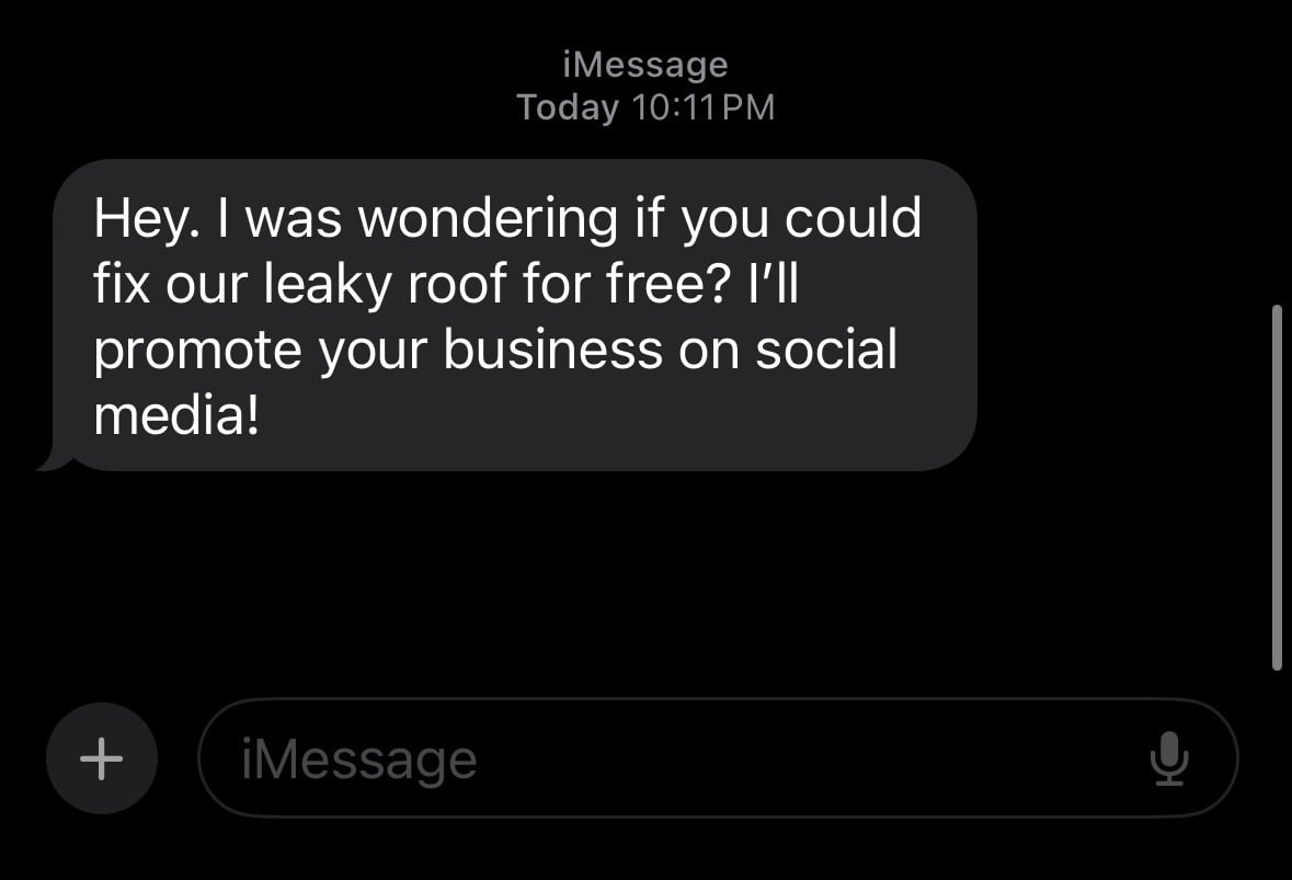 politely-say-no-serviceseeking-lowball-offers-free-work-requests